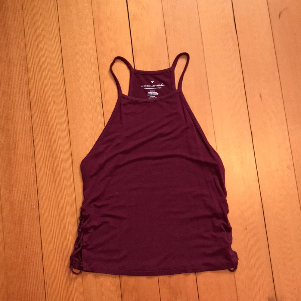 Maroon American Eagle Tank Top